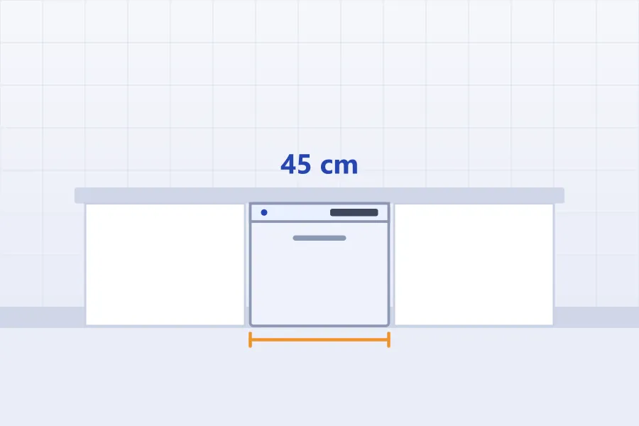 Lavavajillas de 45 cm